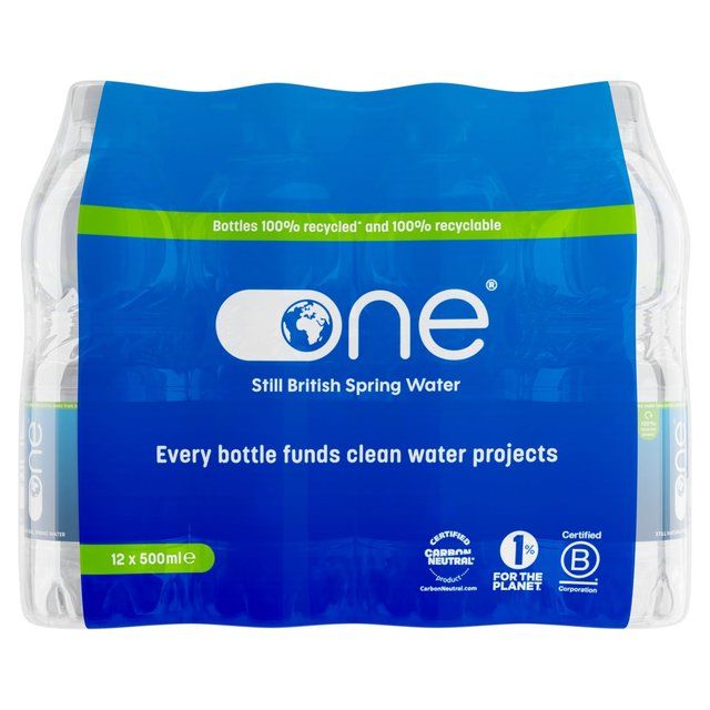 One Water Still Spring Water   12 x 500ml