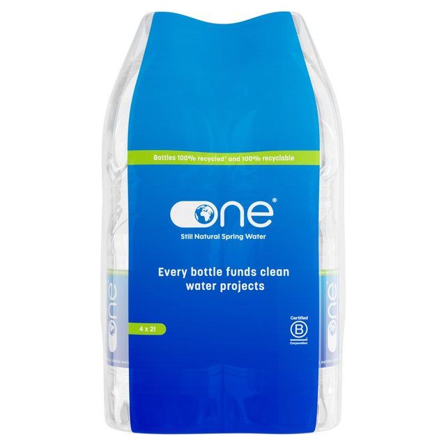 One Water Still Spring Water   4 x 2L