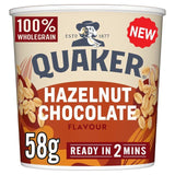 Quaker Heavenly Oats Hazelnut Chocolate Porridge Cereal Pot   58g GOODS M&S   