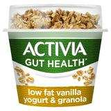 Activia Vanilla  granola Breakfast Pot with Spoon Low Fat Yogurt 165g