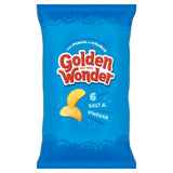 Golden Wonder Salt  Vinegar Crisps 6x25g