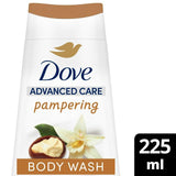 Dove Advanced Care Pampering Body Wash Shower Gel 225ml