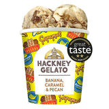 Hackney Gelato Banana Caramel  Pecan 460ml