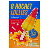 Sainsburys Rocket Ice Lollies x8 464ml