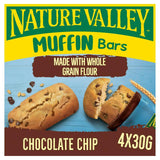 Nature Valley Muffin Chocolate Chip Cereal Biscuit Snack Bars 4x30g