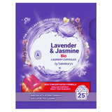 Sainsburys Lavender  Jasmine Bio Laundry Capsules 25 Washes