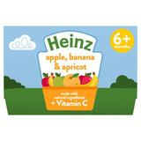 Heinz By Nature Apple Banana  Apricot 6 Months 4x100g