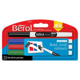 Berol Pack of 4 Dry Erase Ultra Fine Marker Pens
