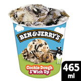 Ben  Jerrys Cookie Dough Swich Up Vanilla Ice Cream Tub 465 ml