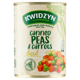 Kwidzyn Diced Canned Peas  Carrots 400g