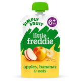 Little Freddie Organic Apples Bananas  Oats Baby Food Pouch 6 Months 100g