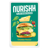 Nurishh Cheddar Flavour Plant Based Slices x6 120g