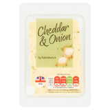 Sainsburys Cheddar  Onion 200g