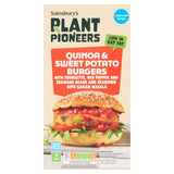 Sainsburys Love Your Veg Quinoa Sweet Potato  Lentil Burgers 350g