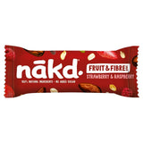 Nakd Strawberry  Raspberry Fruit  Fibre Bar 44g