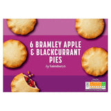 Sainsburys Bramley Apple  Blackcurrant Pies x6