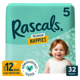 Rascals Premium Nappies Size 5 x32