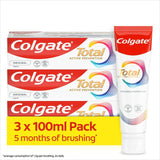 Colgate Total Active Prevention Original Toothpaste 3 x 100ml