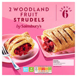 Sainsburys Woodland Fruit Strudel x2 600g Serves 6