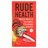 Rude Health Organic Black Rice  Turmeric Crackers 100g