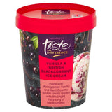 Sainsburys Vanilla  British Blackcurrant Ice Cream Taste the Difference 480ml