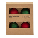 Sainsburys Home Bauble Place Setting 4pk