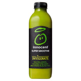 Innocent Super Smoothie Invigorate Kiwi Lime Cucumber Matcha  Flax Seeds 750ml