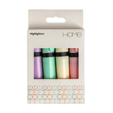 Sainsburys Home Tank Pastel Highlighters - Pack of 4