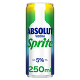 Absolut Vodka  Sprite 250ml