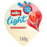 Müller Light Fat Free Strawberry Yogurt 160g