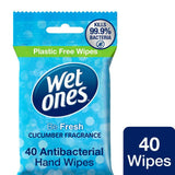 Wet Ones Be Fresh Refreshing Cucumber Fragrance Hand Wipes x40
