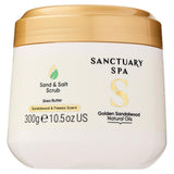 Sanctuary Spa Golden Sandalwood Natural Oils Sand  Salt Scrub 300g