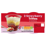 Sainsburys Strawberry Trifles 2 x 125g