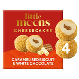 Little Moons Caramelised Biscuit  White Chocolate Cheesecakes 4x30g