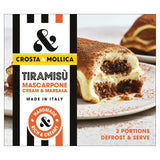 Crosta  Mollica Tiramisu Mascarpone Cream  Marsala 2x110g