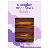 Sainsburys Belgian Chocolate Eclairs 4x34g