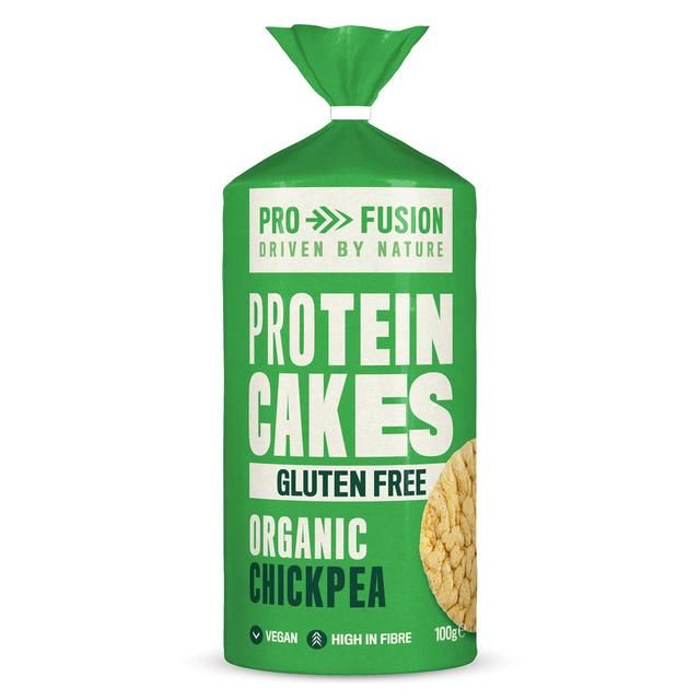 Profusion Organic Protein Chickpea Cakes Organic   100g