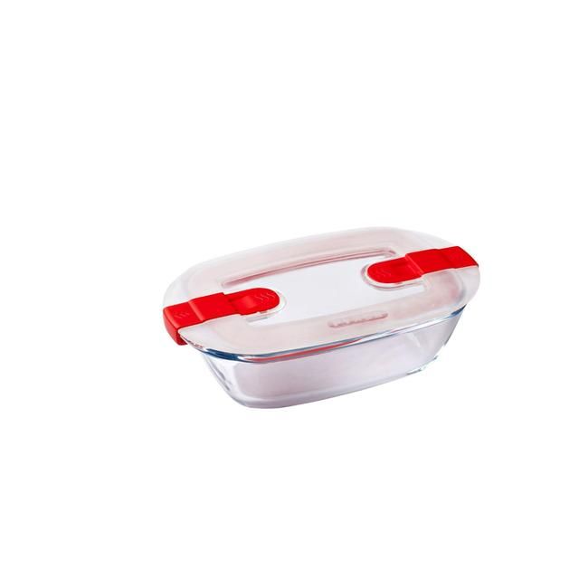 Pyrex Cook&Heat Rect Dish & Lid 0.35l   17 per pack