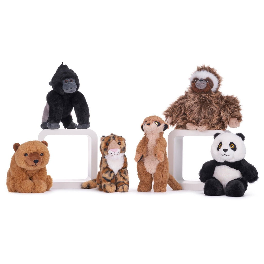 Posh Paws 6 Eco Earth Around the World Soft Toys