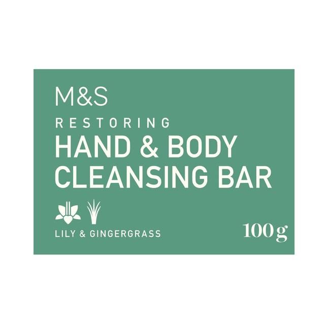 M&S Restoring Hand & Body Cleansing Bar   100g