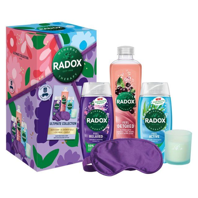 Radox Ultimate Collection with Radox Candle & Eye Mask Gift Set