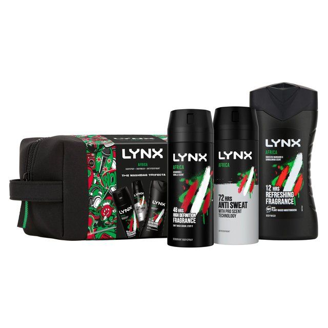 Lynx Africa Washbag Collection Gift Set