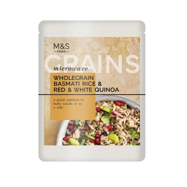 M&S Microwave Wholegrain Basmati Rice & Quinoa   250g