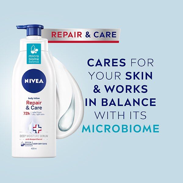 NIVEA Repair & Care 72h Body Lotion for Very Dry Skin 400ml GOODS Superdrug   