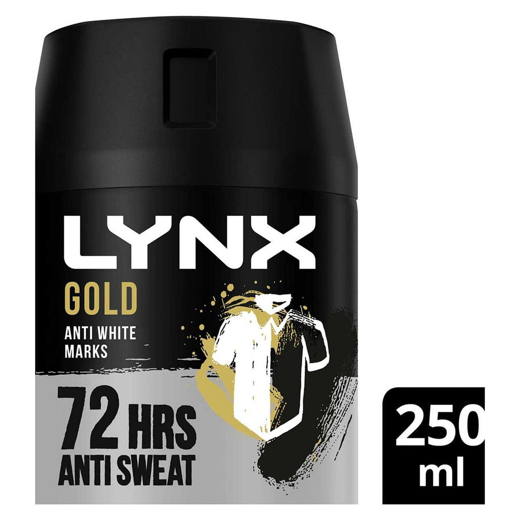 Lynx Anti-perspirant Deodorant Spray XXL Gold Anti White Marks 250ml