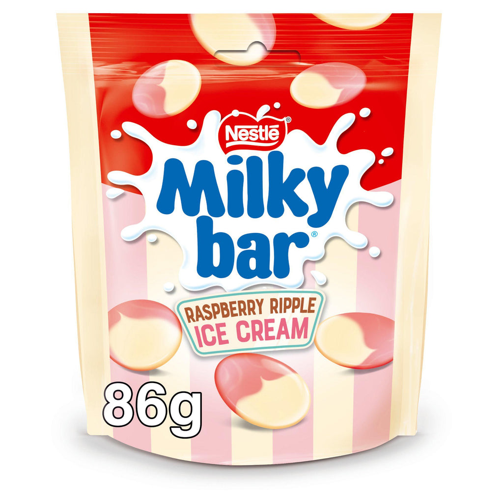 Milkybar Giant Buttons Raspberry Ripple Sharing Bag 86g