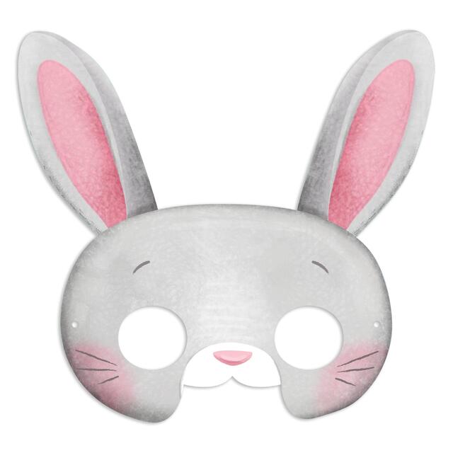 Easter Bunny Face Mask Large Gift Bag