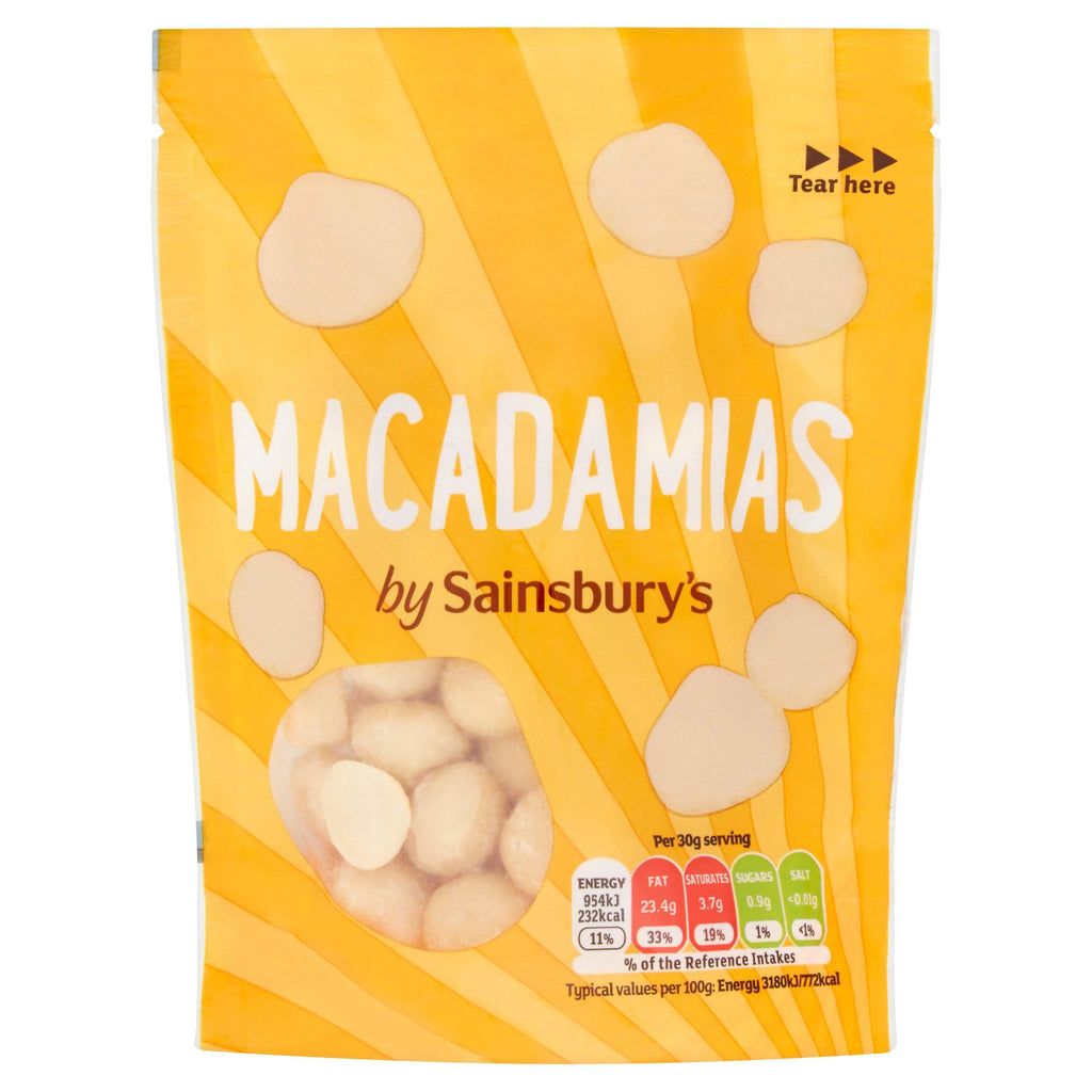 Sainsbury's Whole Macadamia Nuts 100g