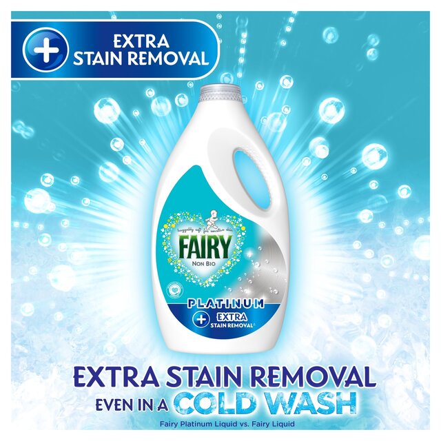 Fairy Platinum Non Bio Washing Liquid 63 Washes   2079ml - McGrocer