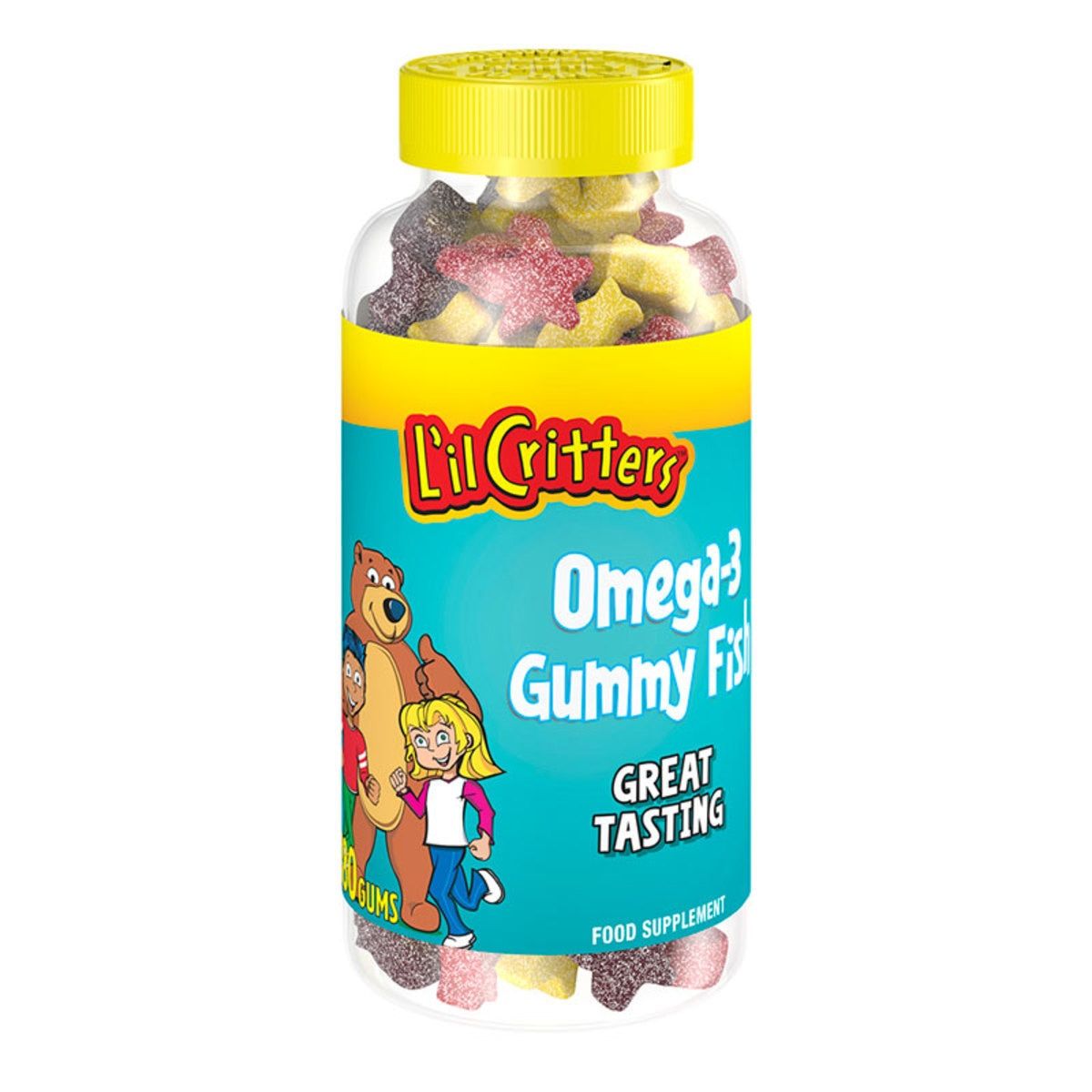 L'il Critters Omega-3 Gummy Fish Chewable Food Supplement, 180 Pack (90 Servings) GOODS Costco UK